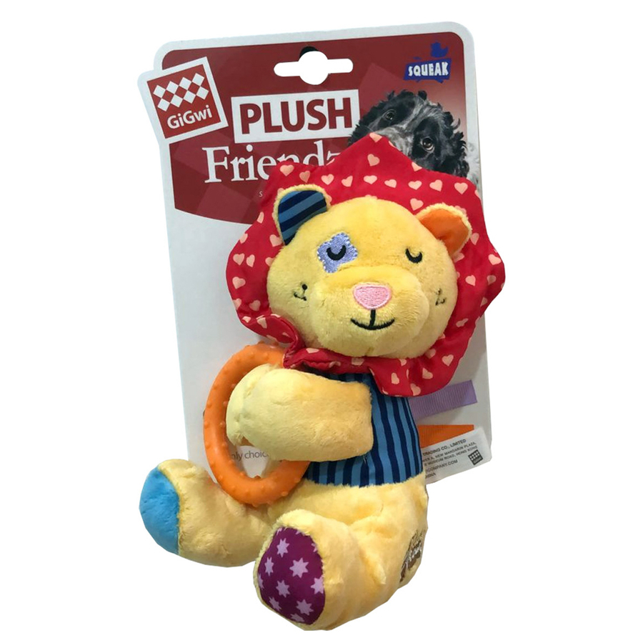 8565 Plush Friendz Sesli Aslan Peluş Çiğneme Halkalı Köpek Oyuncağı 8565 Plush Friendz Sesli Aslan Peluş Çiğneme Halkalı Köpek Oyuncağı
