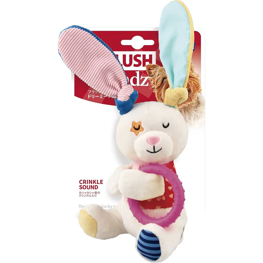 8566 Plush Friendz Sesli Tavşan Peluş Çiğneme Halkalı Köpek Oyuncağı 8566 Plush Friendz Sesli Tavşan Peluş Çiğneme Halkalı Köpek Oyuncağı