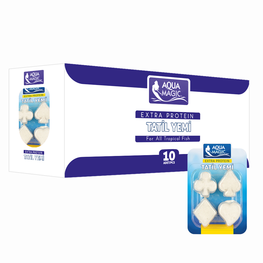 Aqua Magic Haftalık Tatil Yemi 4'lü 10 Adet. Aqua Magic Haftalık Tatil Yemi 4'lü 10 Adet.