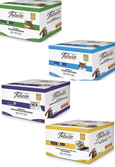 Felicia 5x1 Kg Tavuklu Adult,Somonlu Adult,Somon Kısır,Tavuk Kısır Felicia 5x1 Kg Tavuklu Adult,Somonlu Adult,Somon Kısır,Tavuk Kısır