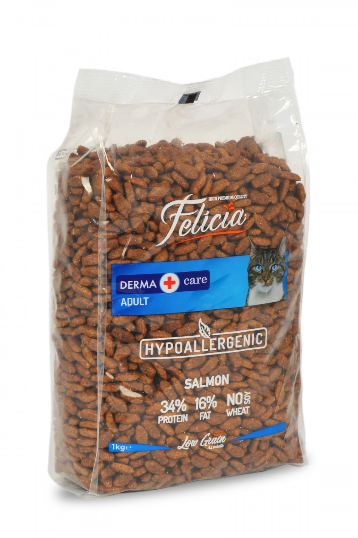 Felicia 12x1 Kg Somonlu Az Tahıllı Yetişkin Kedi Maması HypoAllergenic Kedi Maması