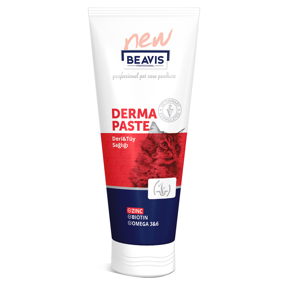 Kediler için Deri & Tüy Sağlığını Destekleyen Macun 85 ml-6 Adet