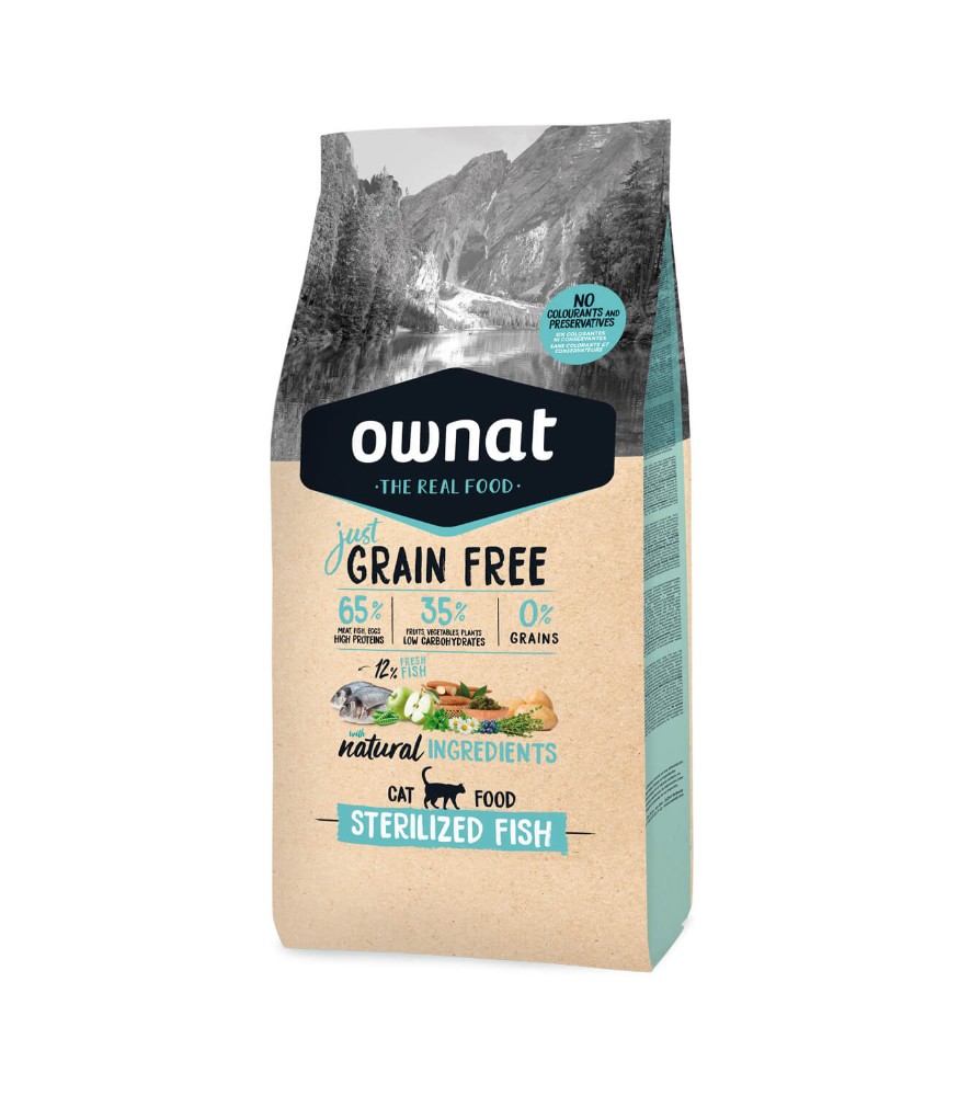 Ownat 1 kg Sterilised Somonlu Kedi Maması
