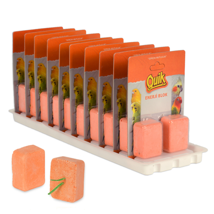 Quik Enerji Bloğu Portakallı 2'li 10 Adet