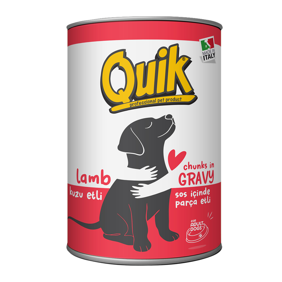 Quik Köpek 415 gr Kuzu Etli Konserve 24 Adet