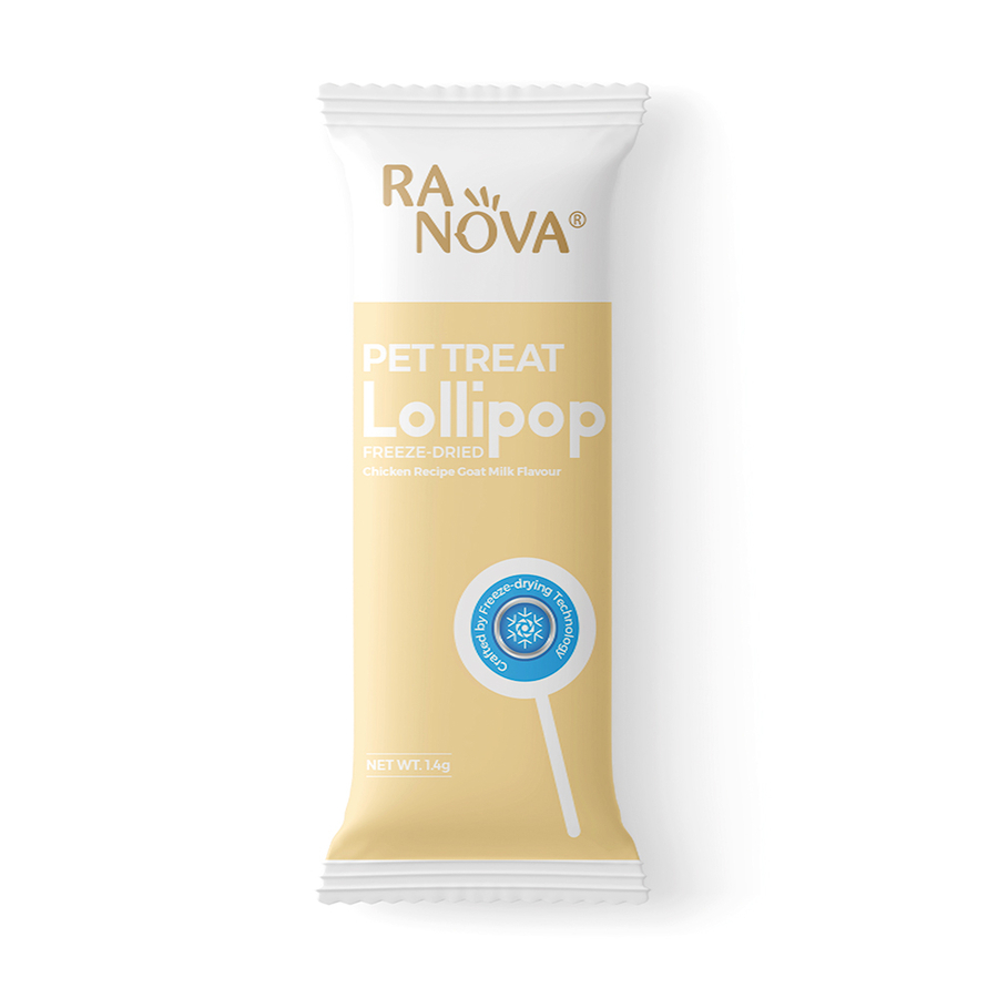 Ranova Kediler için Karışık Lezzetli Lolipop *1.4g 5'li