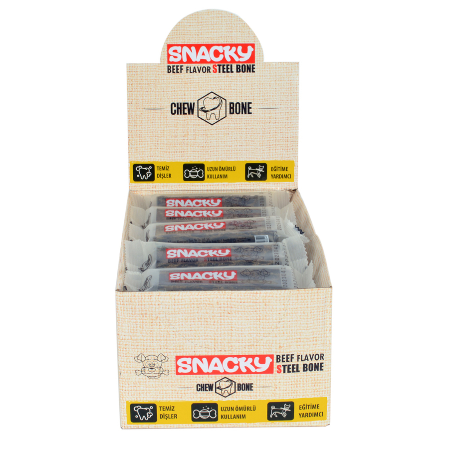 Snacky Small Biftekli Köpek Ödülü 46gr x 24'lü