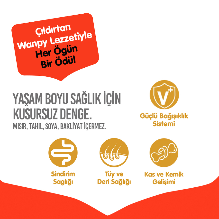 Wanpy Tahılsız Ördekli Yetişkin Köpek Maması 1,5 kg