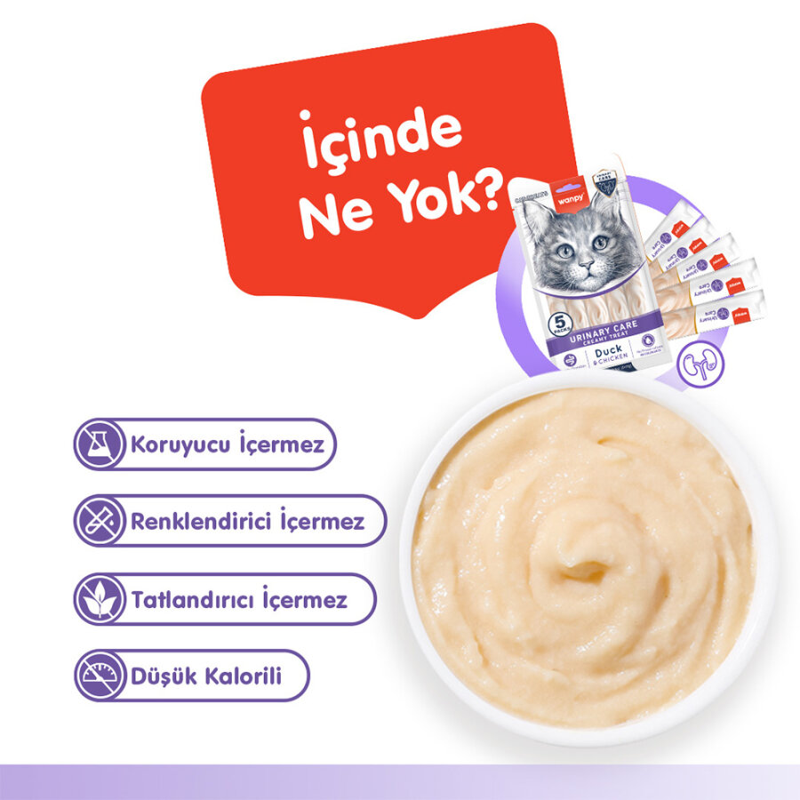 Wanpy Urinary Care Ördek&Tavuk 12'li-F.Krema Ödül 5x14gr