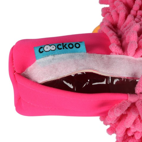 304/450758 Köpek Pembe Peluş Kaplı Pet Şişeli Oyuncak  27  cm