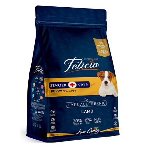 Felicia 3 Kg Kuzulu Az Tahıllı Flexi Size Yavru Köpek Maması  HypoAllergenic Köpek Maması