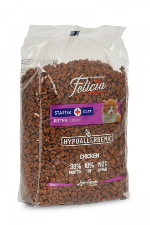 Felicia 12x1 Kg Tavuklu Az Tahıllı Yavru Kedi Maması HypoAllergenic Kedi Maması