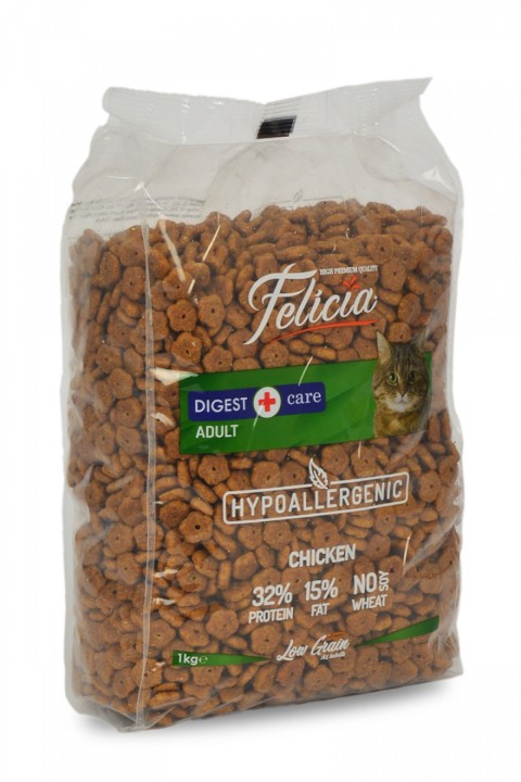 Felicia 12x1 Kg Somonlu Az Tahıllı Kısırlaştırılmış Kedi Maması HypoAllergenic Kedi Maması
