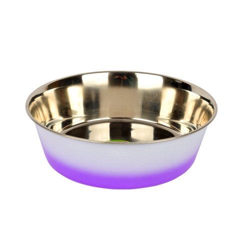 KE 1300DS Çift Renkli Çelik Mama Kabı 13 cm