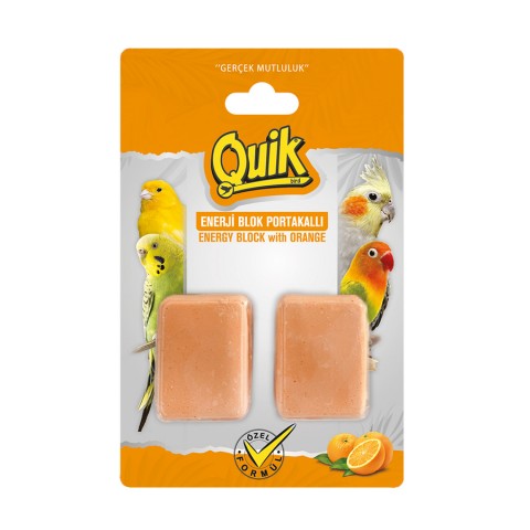 Quik Enerji Bloğu Portakallı 2'li 10 Adet
