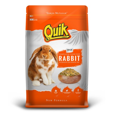 Quik Tavşan Yemi 750 gr 6'lı Quik Tavşan Yemi 750 gr 6'lı