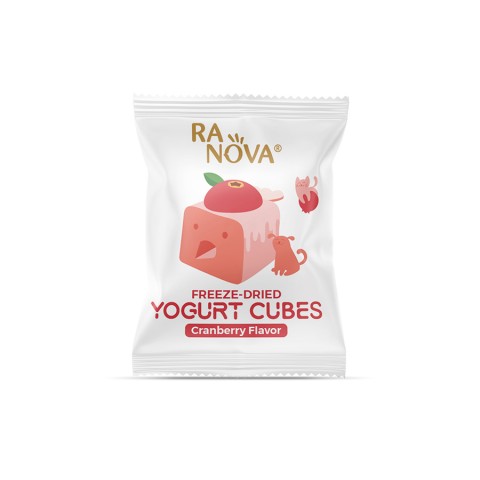 Ranova Kedi&Köpekler İçin Dondurularak Kurutulmuş Yoğurt *1g *40'lı (Karışık Lezzet)