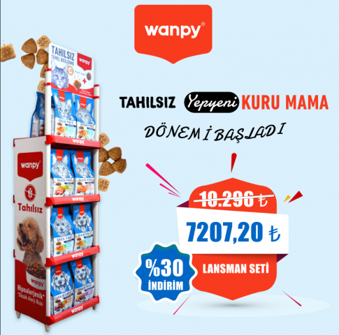 Wanpy Tahılsız Kuru Mama Seti