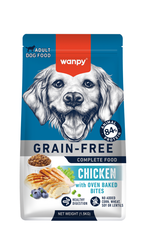 Wanpy Tahılsız Tavuklu Yetişkin Köpek Maması 1,5 kg